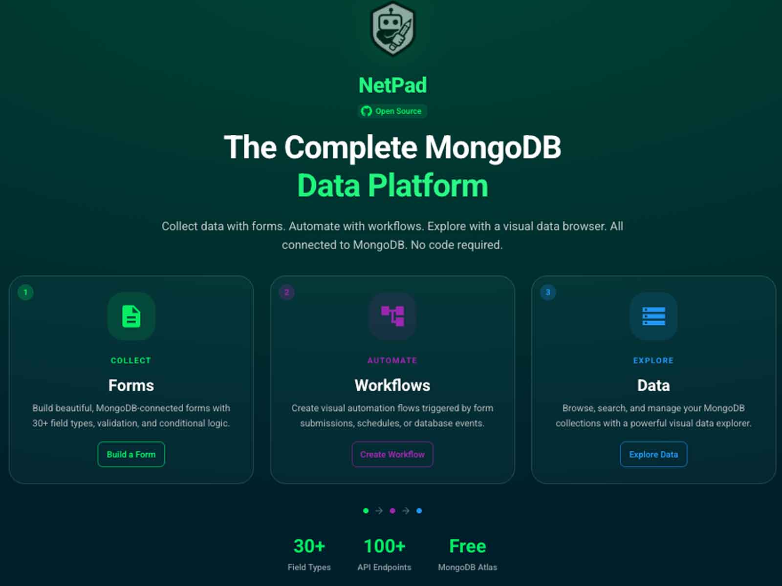 Form Builder Landing Page